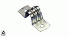 Abrazadera omega 2p  19,0mmD ChAc